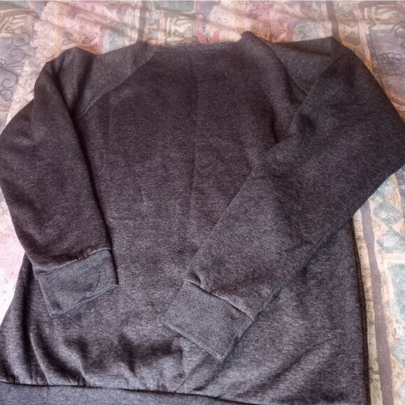 Luckee Lady L Gray Lngslvs PismoBeach California Pocket FleeceWomen's Sweatshirt - Picture 9 of 9